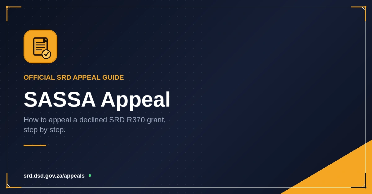 sassa appeal sassa status check appeal 370 appeal sassa